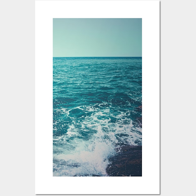 Sea Waves Summer Travel Sailing Wall Art by eleonoraingrid